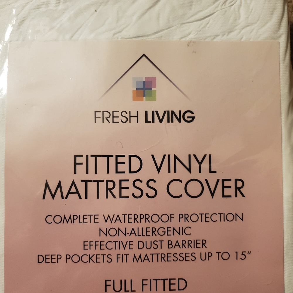 Mattress Cover Full Deep Pockets Fitted Waterproof Cover